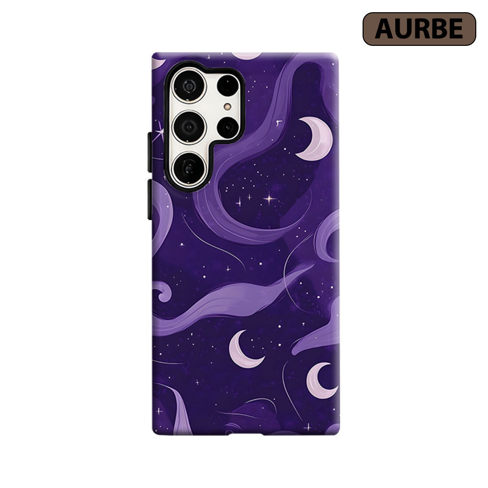 Custom Night Sky - Mond-Stern-Nachthimmel Handyhülle für Samsung Galaxy S26