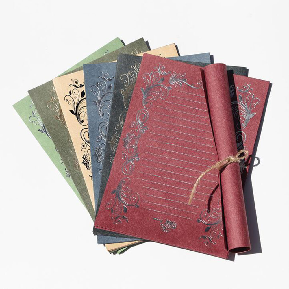 Wax Seal Letter Kit - 4 Blatt luxuriöses, elegantes Vintage-Retro-Design, niedliches