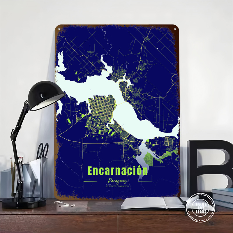 Encarnación Dekoration Wohnacc – Custom Map Poster Bewertung und Preis