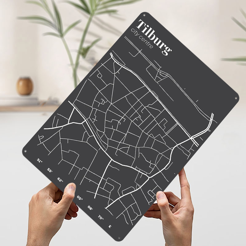 Tilburg Stadtzentrum Karte Ged – Custom Map Poster Bewertung und Preis