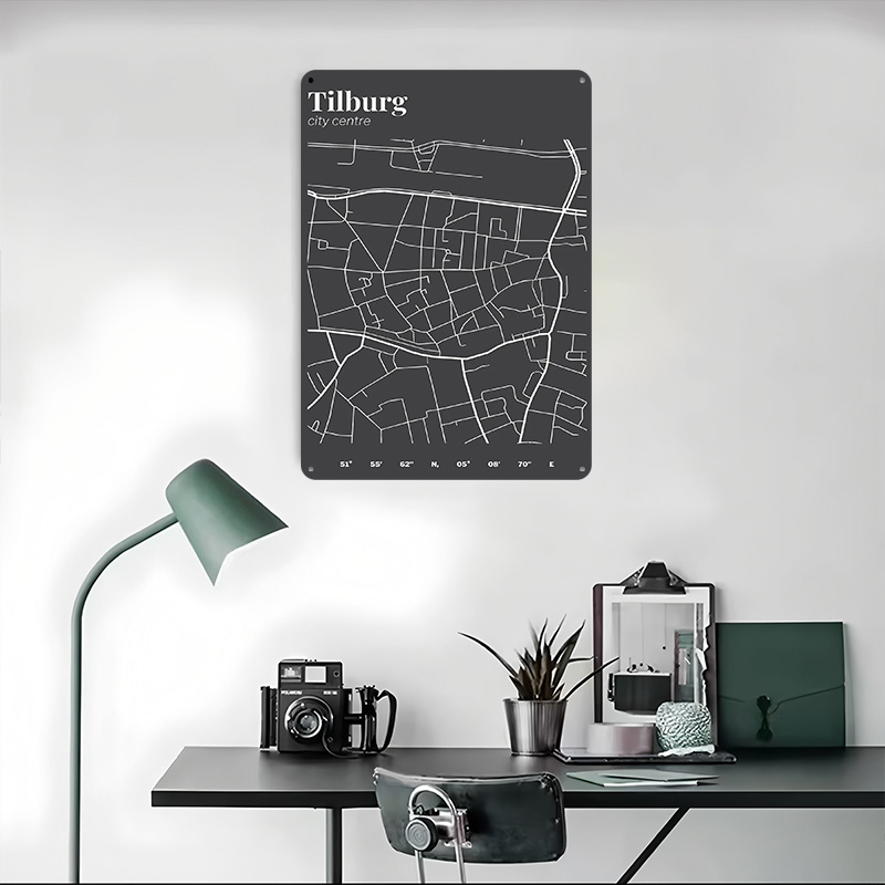 Tilburg Stadtzentrum Karte Ged – Custom Map Poster Bewertung und Preis