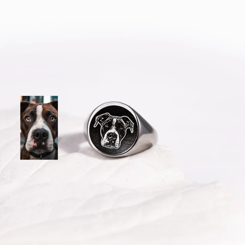 Benutzerdefinierter gravierter – Initial Ring Custom Bewertung und Preis