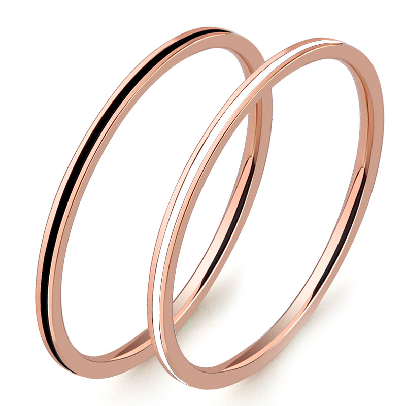 Titan Stahl Rose Gold Farbe 1m – Initial Ring Custom Bewertung und Preis