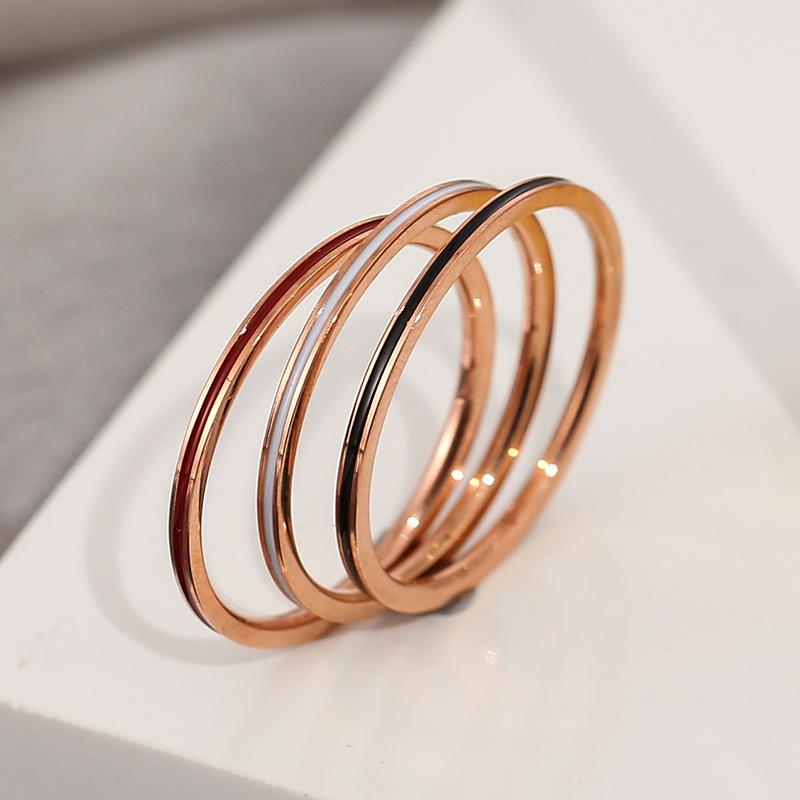 Titan Stahl Rose Gold Farbe 1m – Initial Ring Custom Bewertung und Preis