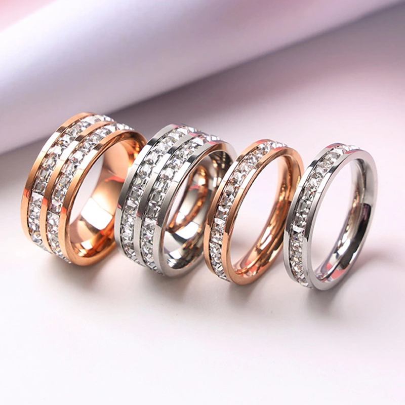 Luxus Rose Gold Farbe Einzigen – Initial Ring Custom Bewertung und Preis
