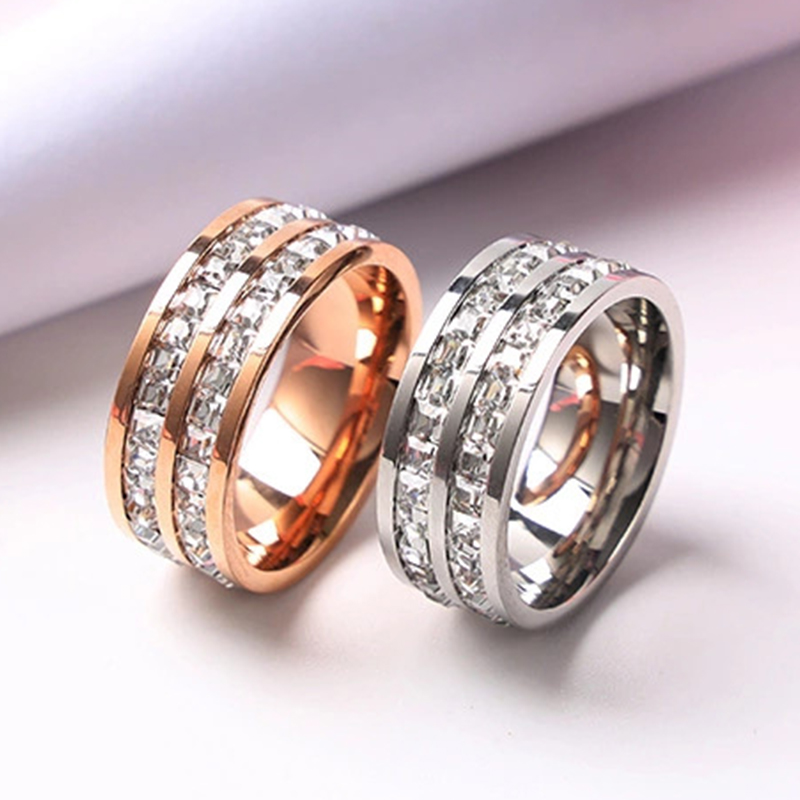 Luxus Rose Gold Farbe Einzigen – Initial Ring Custom Bewertung und Preis