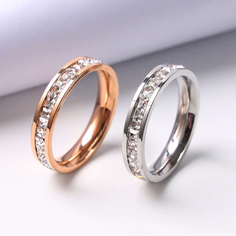 Luxus Rose Gold Farbe Einzigen – Initial Ring Custom Bewertung und Preis
