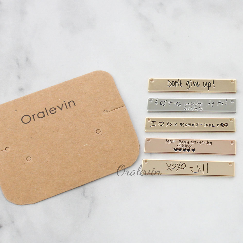 Personalisierte Nach Tatsächli – Handwriting Necklace Bar Bewertung und Preis