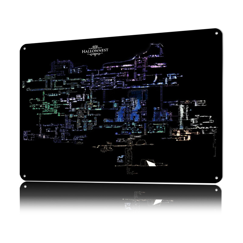 Hollow Knight Hallownest Karte – Custom Map Poster Bewertung und Preis